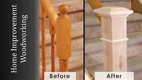 Newel Post Makeover (Staircase Renovation Episode 2)