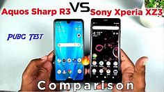 Aquos Sharp R3 vs Sony Xperia XZ3 Comparision | Pubg Test | Best In 2022