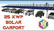 25kWp Solar Carport - Design Concept | Promote Green Building with Solar Carport