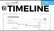 NOTION TIMELINE View & MORE