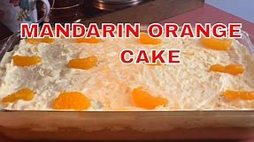 Mandarin Orange Cake With Yellow Cake Mix
