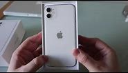 Apple iPhone 11 64GB White Unboxing