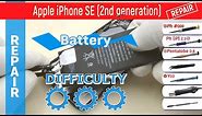 How to replace a battery 🔋 Apple iPhone SE (2nd generation) A2275, A2296, A2298