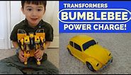 Transformers BUMBLEBEE POWER CHARGE: How to Transform Bumblebee Guide, HASBRO toy