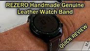 Is This The Most Beautiful Watch Band For Ticwatch 3 PRO Ultra? (REZERO MAIKES Leather Band Review)