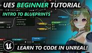 Unreal Engine 5 Beginner Blueprints Tutorial - Complete Introduction to Blueprints from ZERO to HERO