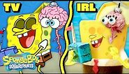 SpongeBob and Patrick Fly Their Brains Around Bikini Bottom... IRL! 🧠 | "Whirly Brains" Recreation