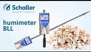 humimeter BLL Wood Chip Moisture Meter Handling / measuring procedure