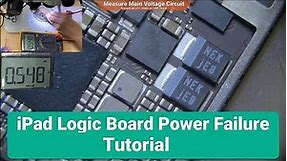 iPad Logic Board Power Dead Repair 【Tutorial】