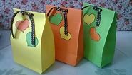 DIY #1 | Cute Paper Bags For Gift ♥