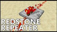 How To Use The REDSTONE REPEATER In Minecraft