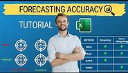 Forecast Accuracy Formula: 4 Easy Calculations in Excel