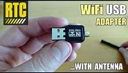 External USB WiFi Adapter - Wireless Dongle for Desktop PC and Laptop
