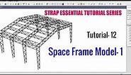 STRAP TUTORIAL - 12 | SPACE FRAME MODEL-1