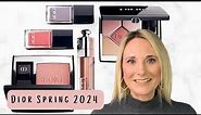 Dior Spring 2024 Collection/Dior Pink Organza Eyeshadow/Delicate Rose Blush