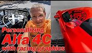 Alfa 4C review the process of adding racing graphics to my Alfa Romeo 4C