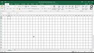 How To Create Graph Paper In Excel