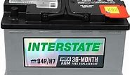 Interstate Batteries Automotive Battery 12V 80Ah (Group Size H7, 94R) 850CCA SLI AGM Automobile Replacement Battery for Cars, SUVs, Sedans, Trucks (MTX-94R/H7)