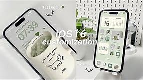 iOS16 AESTHETIC CUSTOMIZATION ✿✨ | widgets, change icons tutorial