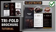 ✅ How to Create a Trifold Brochure Design in Illustrator | Adobe Illustrator Tutorial