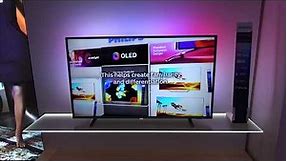 PHILIPS 2018 TV LINEUP OLED und LCD TVs mit AMBILIGHT