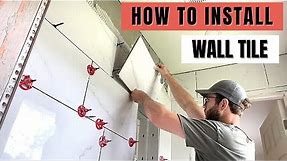 How to Install Tile on the Bathroom Wall [Step-by-Step]