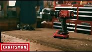 CRAFTSMAN V20* 1/2-in.Cordless Drill/Driver Kit | Tool Overview