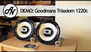 Goodmans Triaxiom 1220c - 1960's Vintage Coaxial Speakers, Yamaha CD-S2000, Yamaha AS-2000