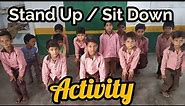 Stand Up / Sit Down Activity | Easy Games For Children |