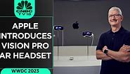 WWDC 2023 | Apple Introduces Vision Pro AR Headset | Tim Cook | Digital | CNBC TV18