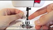 Setting Up Your Elna Mini or Janome Sew Mini Threading the Top Part of the Machine