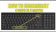 4 Ways to Take a Screenshot with a Keyboard in Laptop | PC | Windows