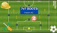 7v7 Youth Soccer - Build Out Pattern #2