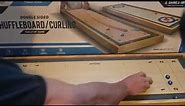 GoSports Shuffleboard and Curling 2 in 1 Table Top Board Game Review, Hours of fun!!