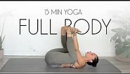 15 Min Morning Yoga Full Body Stretch (DAY 24)