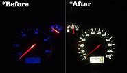 How to change dash LEDs on Golf MK4