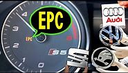 EPC Warning light VW, Audi, Skoda, SEAT How to fix? Meaning & Problem solution🚘