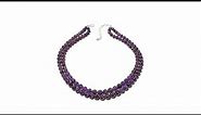 Jay King Amethyst Faceted Bead 20" Necklace