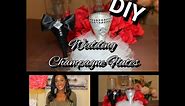 DIY Wedding Champagne Flutes| Luxury Bridal Design| How to make custom toasting glasses