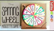 THE ROULETTE GAME_How to make a spinning wheel out of cardboard | Edu Props