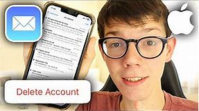 How To Remove Email Account From iPhone | Sign Out Of Email Account On iPhone - Full Guide