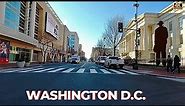 Driving Downtown Washington D.C. 4K