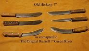 Old Hickory 7"Butcher Knife compared to The Original Green River 7" Butcher knife