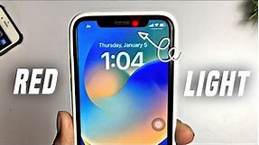 How To Activate Red Face ID Light On iPhone | How To Turn on Red light On iPhone |