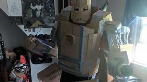 Cardboard Mech suit( the arms )
