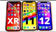 iPhone XR vs iPhone 11 vs iPhone 12 Speed Test!