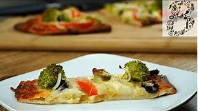 Veggie Flatbread | Vegetarian Flatbread Pizza | Easy Flatbread Recipe