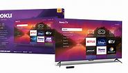 Roku Plus Series 4K QLED TVs in 55", 65", 75" | Roku