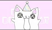 Happy Birthday Song★Singing Cat Greeting Video eCard