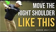 How The Right Shoulder Works in The Golf Swing | The Correct Movement